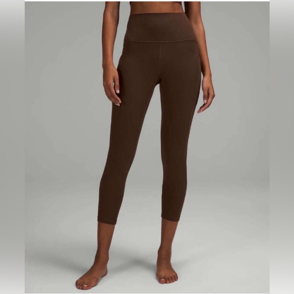 Lululemon Brown High-Rise Pocket Leggings